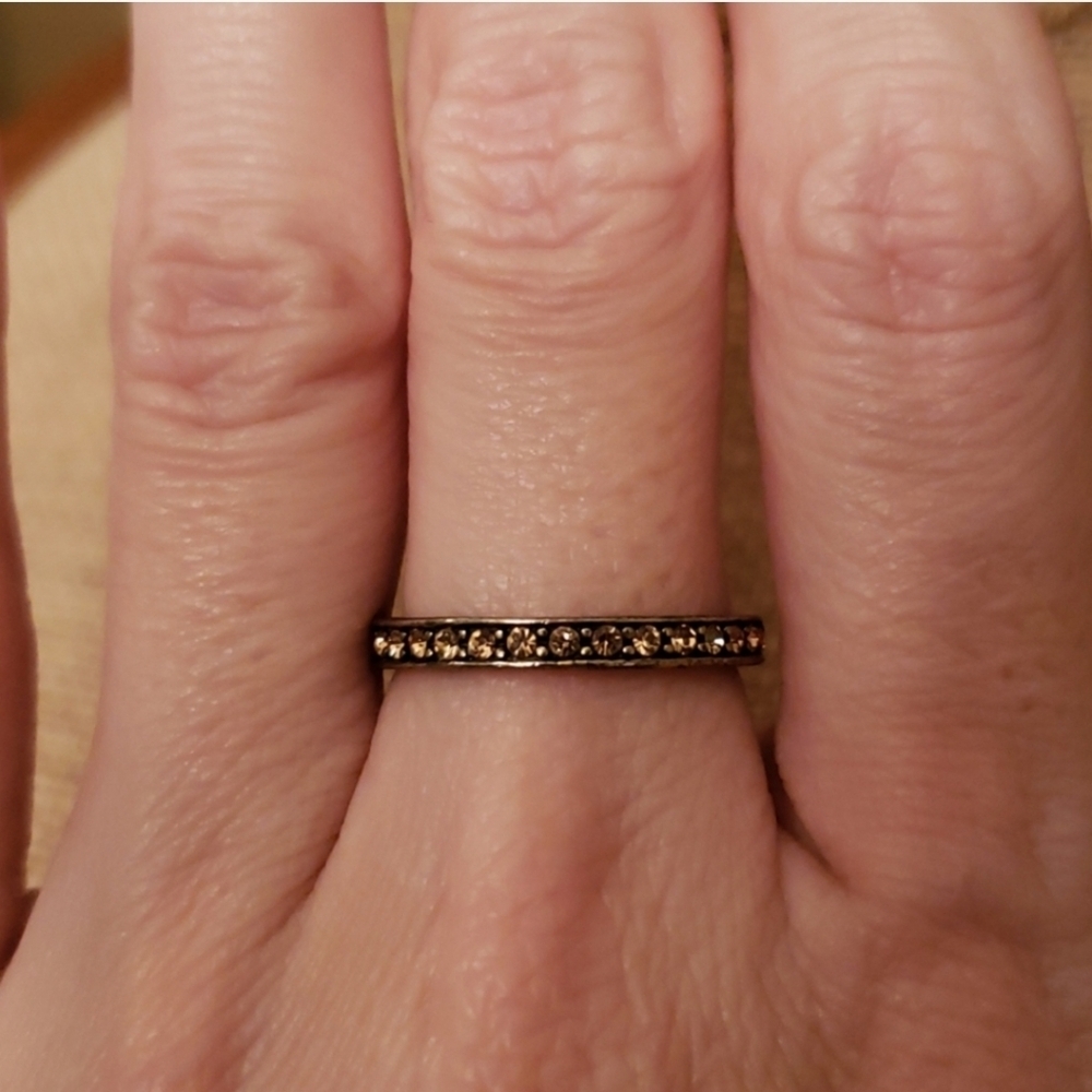 Chloe + Isabel Stacking Ring in Yellow Topaz
